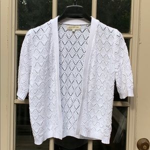 Jones New York short sleeved cardigan